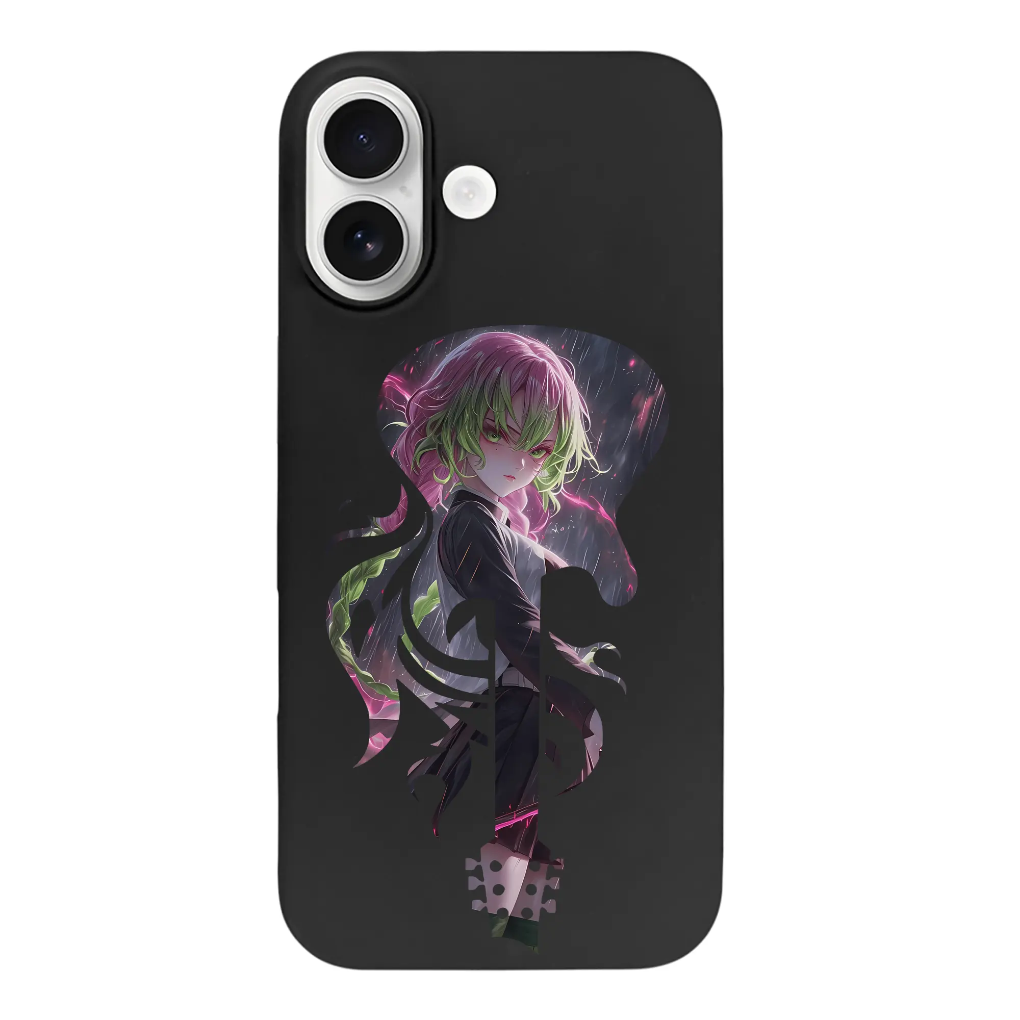 鬼滅の刃 グッズ,甘露寺 蜜璃 - iPhone 17 シリーズ シリコンケース 薄型 耐衝撃 指紋防止 ソフトタッチカバー 精密フィット 傷防止 保護ケース iPhone 17/17 Air/17 Pro/17 Pro Max 対応